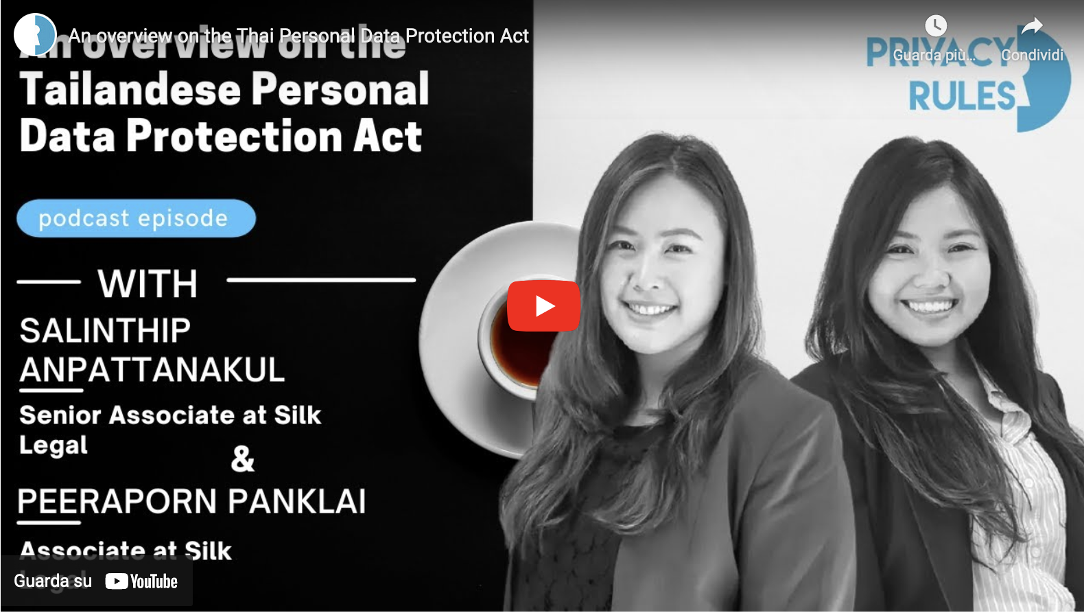 An overview on the Thai Personal Data Protection Act